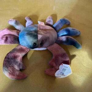 Claude the Crab Beanie Baby 1996 edition, with  tag errors!